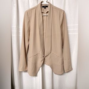Miss Punctuality Taupe Lightweight Blazer